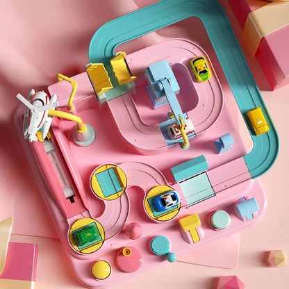 Kids Car Track Puzzle Educational Toy