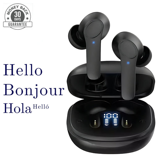B11 Translator Earbuds – Real-Time Translation in 144 Languages with Noise Cancelling