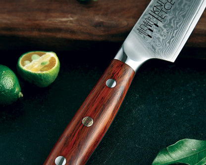 5" Damascus Utility Knife