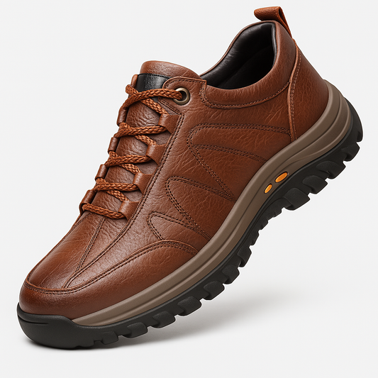 Walking Shoes Leather Arch Support for Men