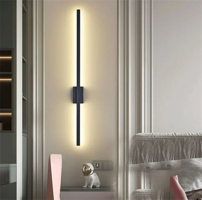 Wall Light Modern Black LED Indoor Fixture