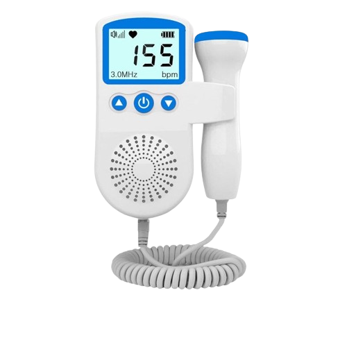 Fetal Doppler Heart Rate Monitor with LCD Display