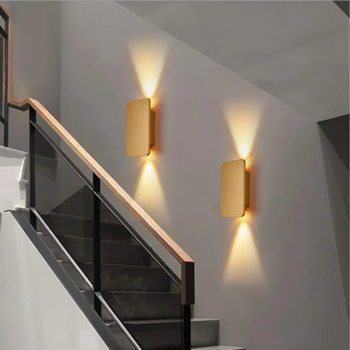 Wall Lights | Modern Rectangular Indoor LED Metal Lamp
