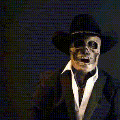 Halloween Skull Mask with Brain Detail