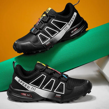 Outdoor Sports Hiking Shoes - Breathable Synthetic Upper, Casual Running Sneakers