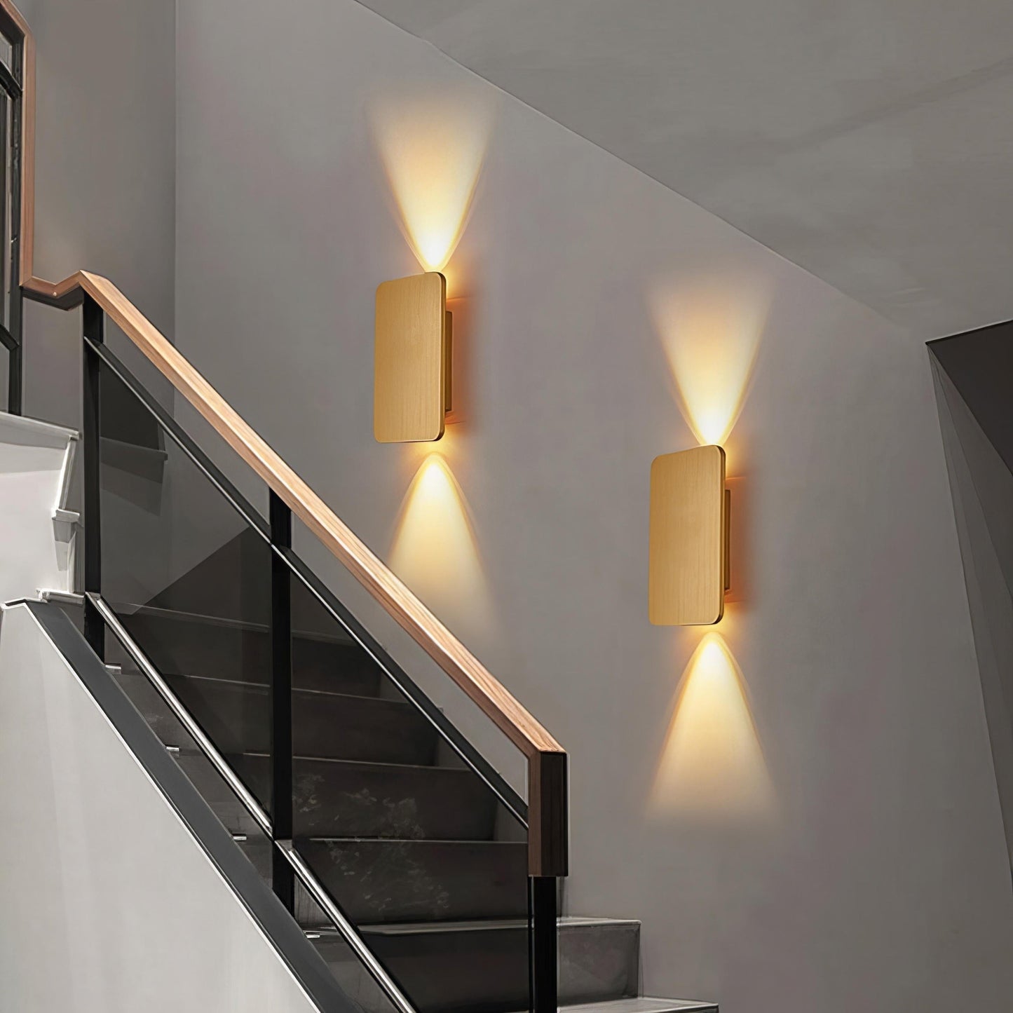 Wall Lights | Modern Rectangular Indoor LED Metal Lamp