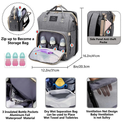 Multifunctional Travel Bag for Baby
