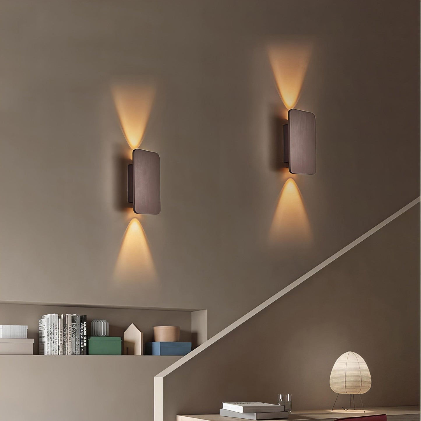 Wall Lights | Modern Rectangular Indoor LED Metal Lamp