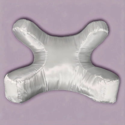 Pillow with Satin Case for Wrinkle-Free Sleep