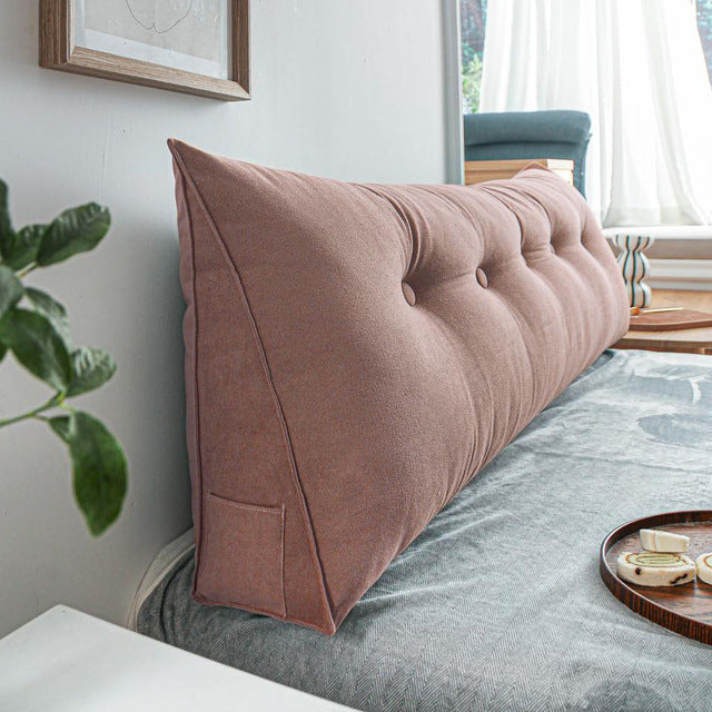 Wedge Backrest Cushion with Phone Pocket