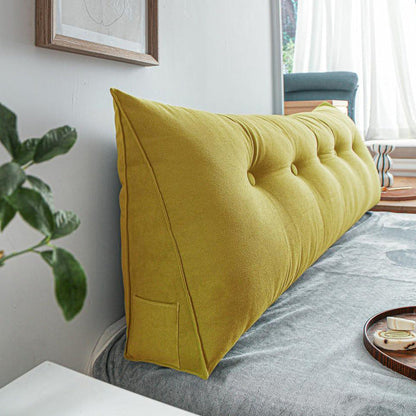 Wedge Backrest Cushion with Phone Pocket
