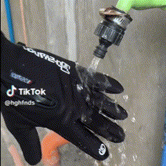 Heated Thermal Waterproof Winter Gloves Black