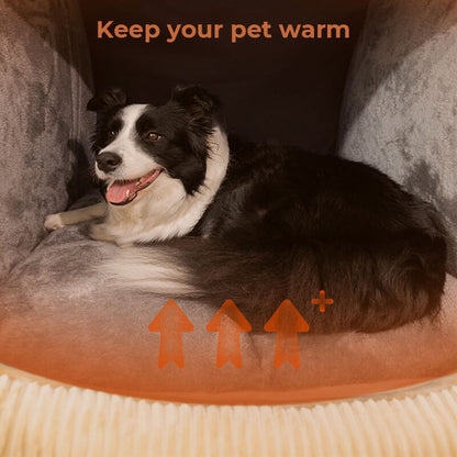 Dog Bed Warm Tent Style Flannel Enclosure