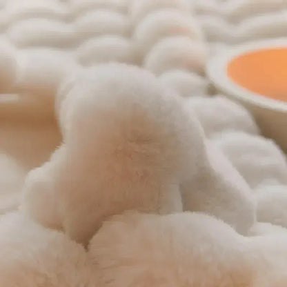 Fleece Throw Blanket for Sofa and Bed