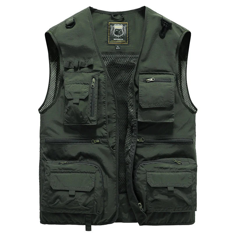 Breathable Cargo Vest for Hot Days