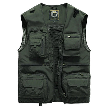 Breathable Cargo Vest for Hot Days