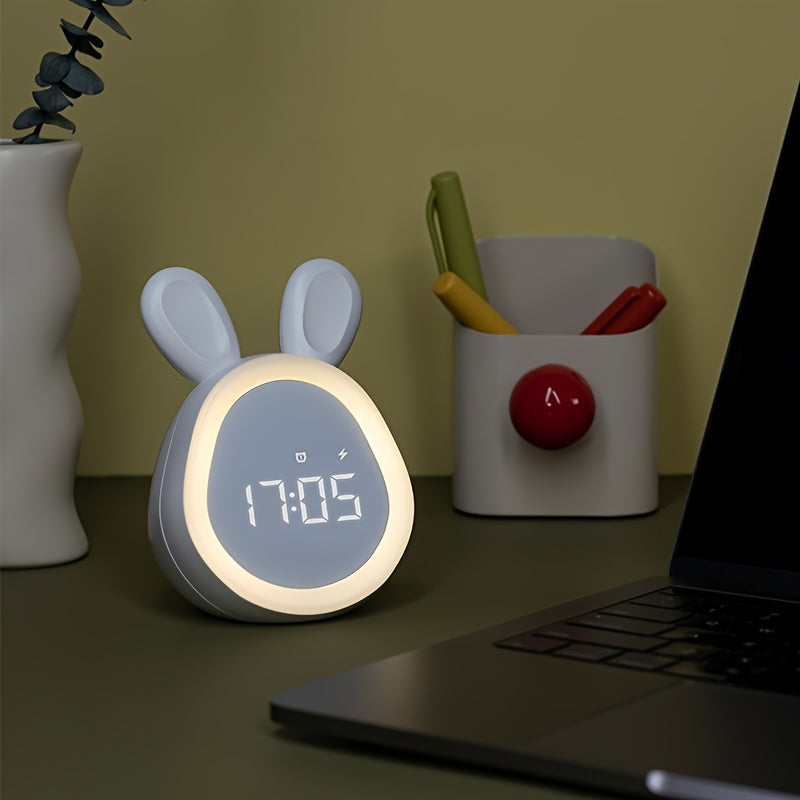 Night Light Alarm Clock for Kids Bedroom