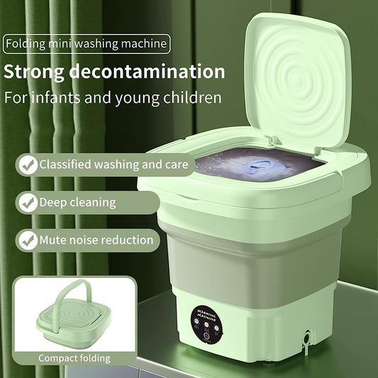 Washing Machine Portable Foldable Mini Laundry Bin