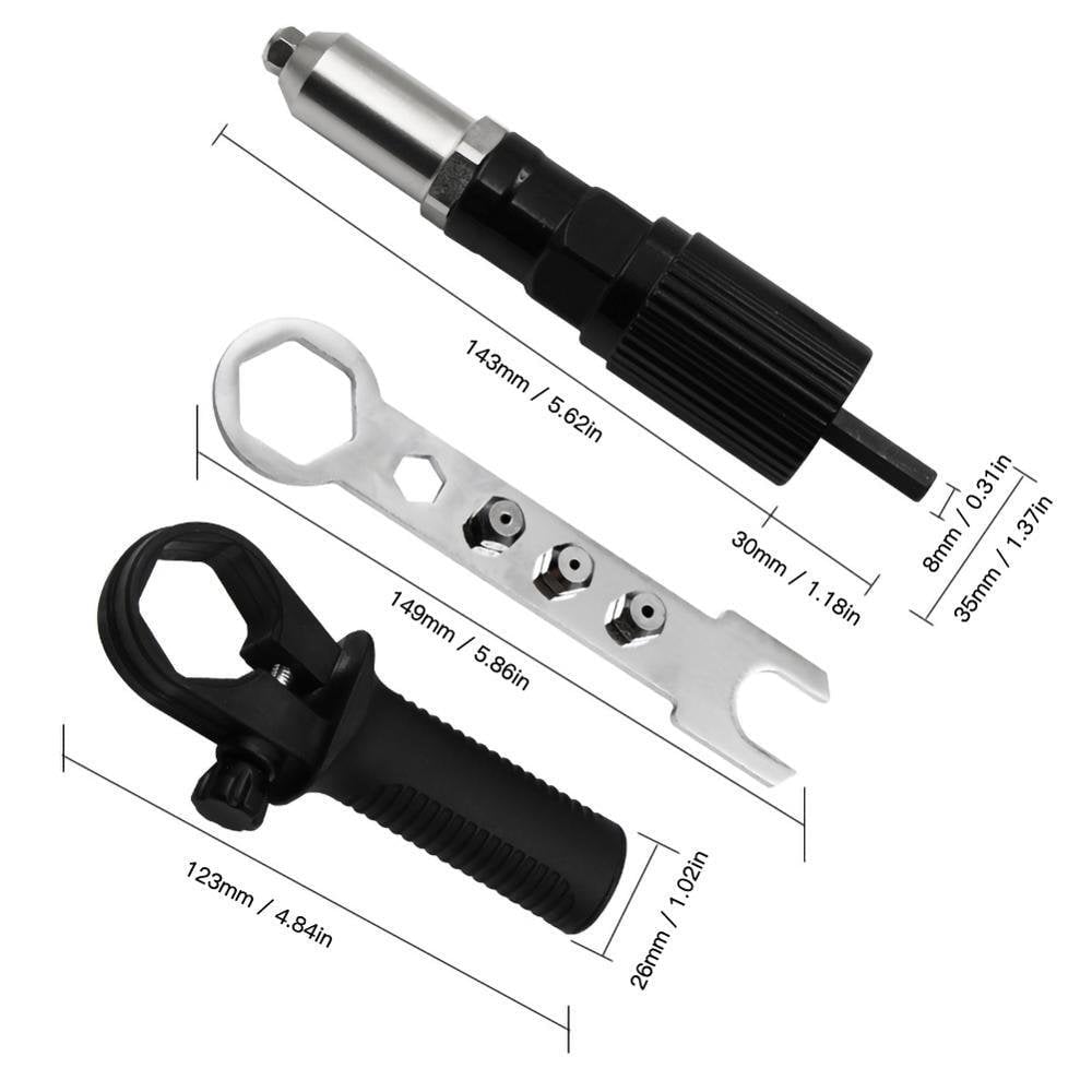 🔥45 % kampanjrabatt🔥 Professionell nitpistoladaptersats