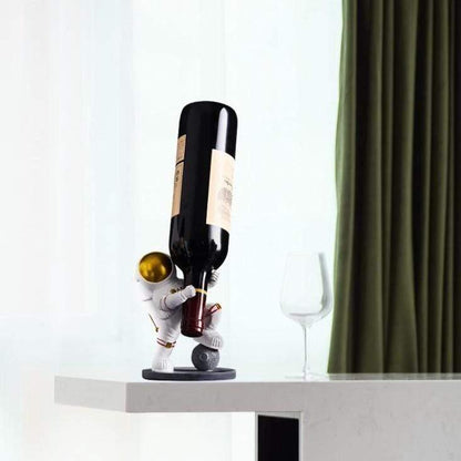 Wine Holder Resin Space Astronaut Decor