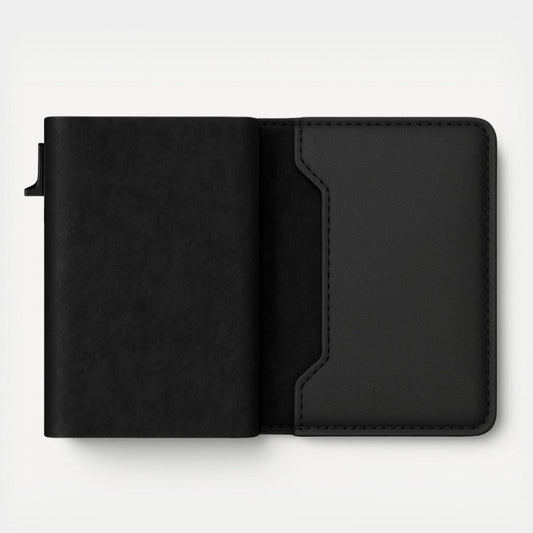 Leather Wallet with AirTag and RFID Blocker