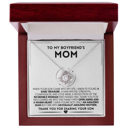 Boyfriend's Mom Necklace - Rare Treasure - Love Knot