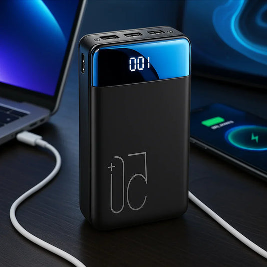 Power Bank with Fast Charging and Display