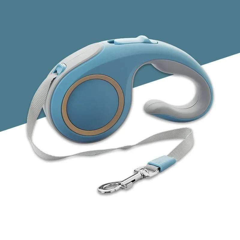 Dog Lead with Retractable Soft Grip Handle