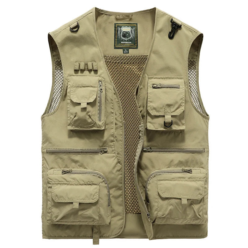 Breathable Cargo Vest for Hot Days