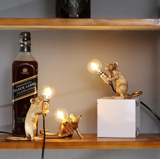 Table Lamp with Quirky Animal Sculpture Design