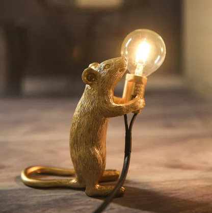 Table Lamp with Quirky Animal Sculpture Design