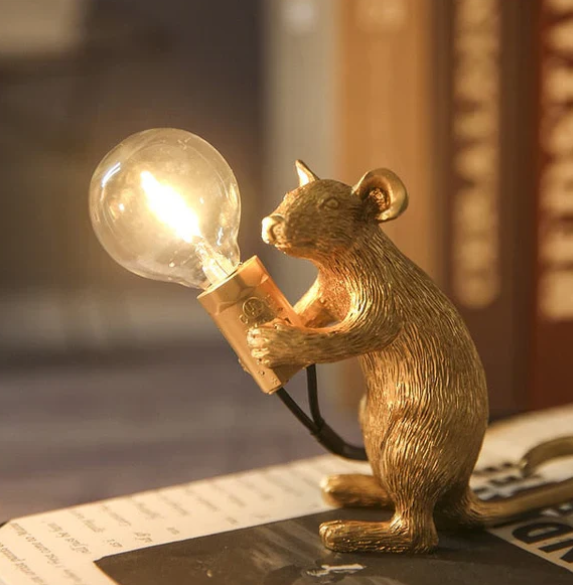Table Lamp with Quirky Animal Sculpture Design