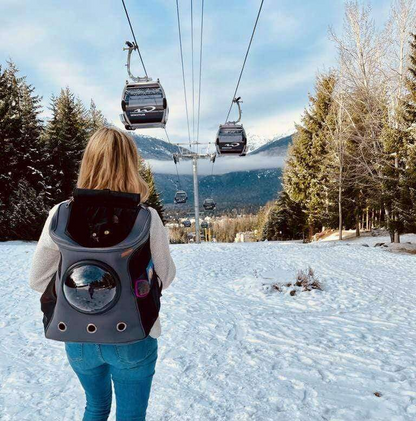 Pet Carrier Backpack with Bubble Window Design