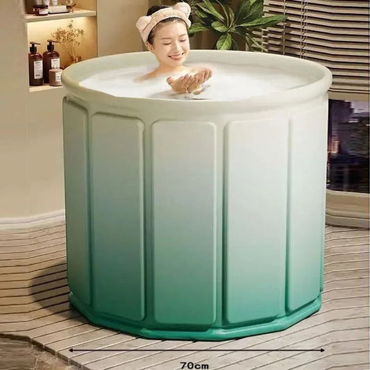 Portable Freestanding Plastic Bath Tub for Adults