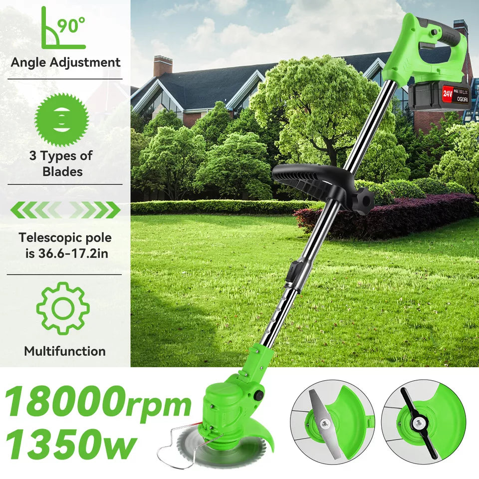 Grass Trimmer Cordless Adjustable Garden Tool Kit