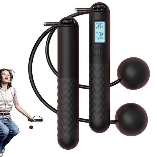 Skipping rope cordless digital home workout tool