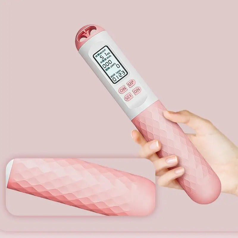 Skipping rope cordless digital home workout tool