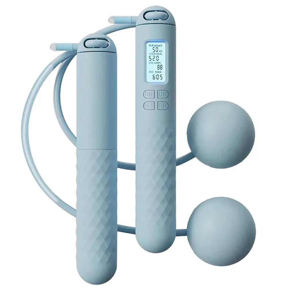Skipping rope cordless digital home workout tool