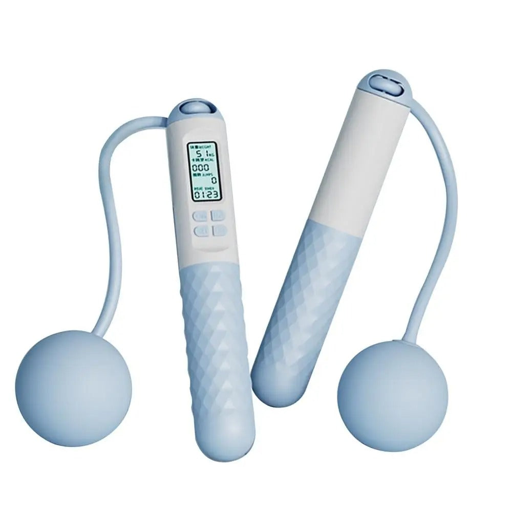 Skipping rope cordless digital home workout tool