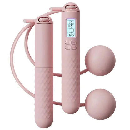 Skipping rope cordless digital home workout tool