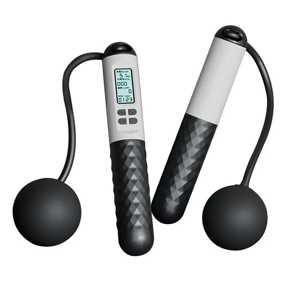 Skipping rope cordless digital home workout tool