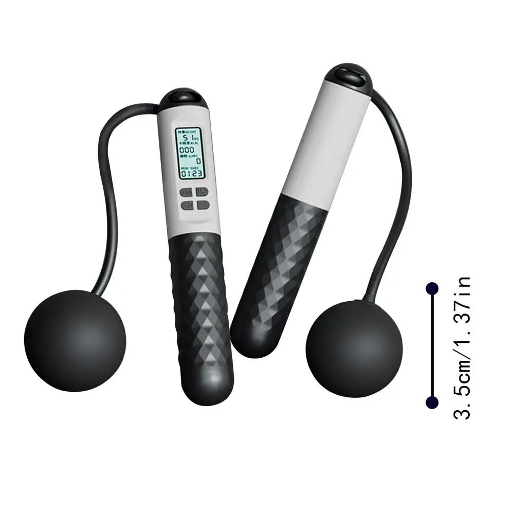 Skipping rope cordless digital home workout tool
