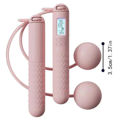 Skipping rope cordless digital home workout tool