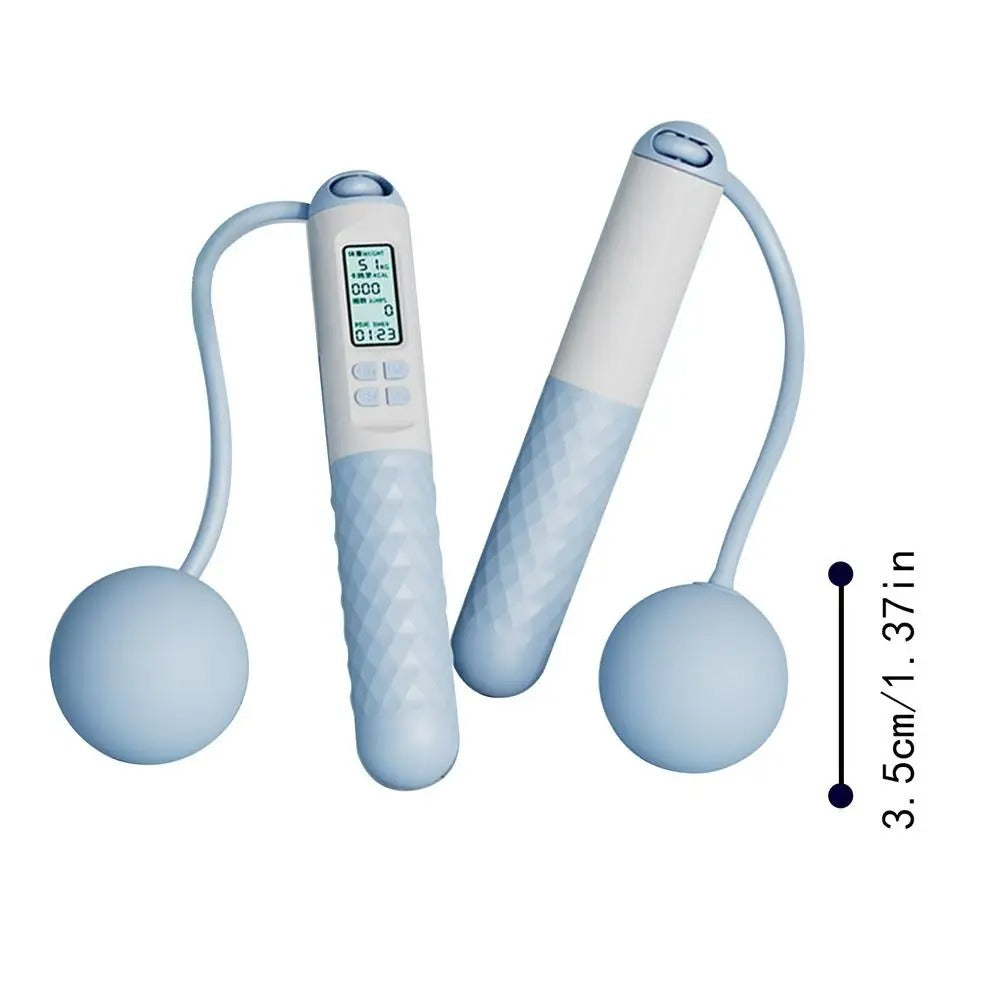 Skipping rope cordless digital home workout tool