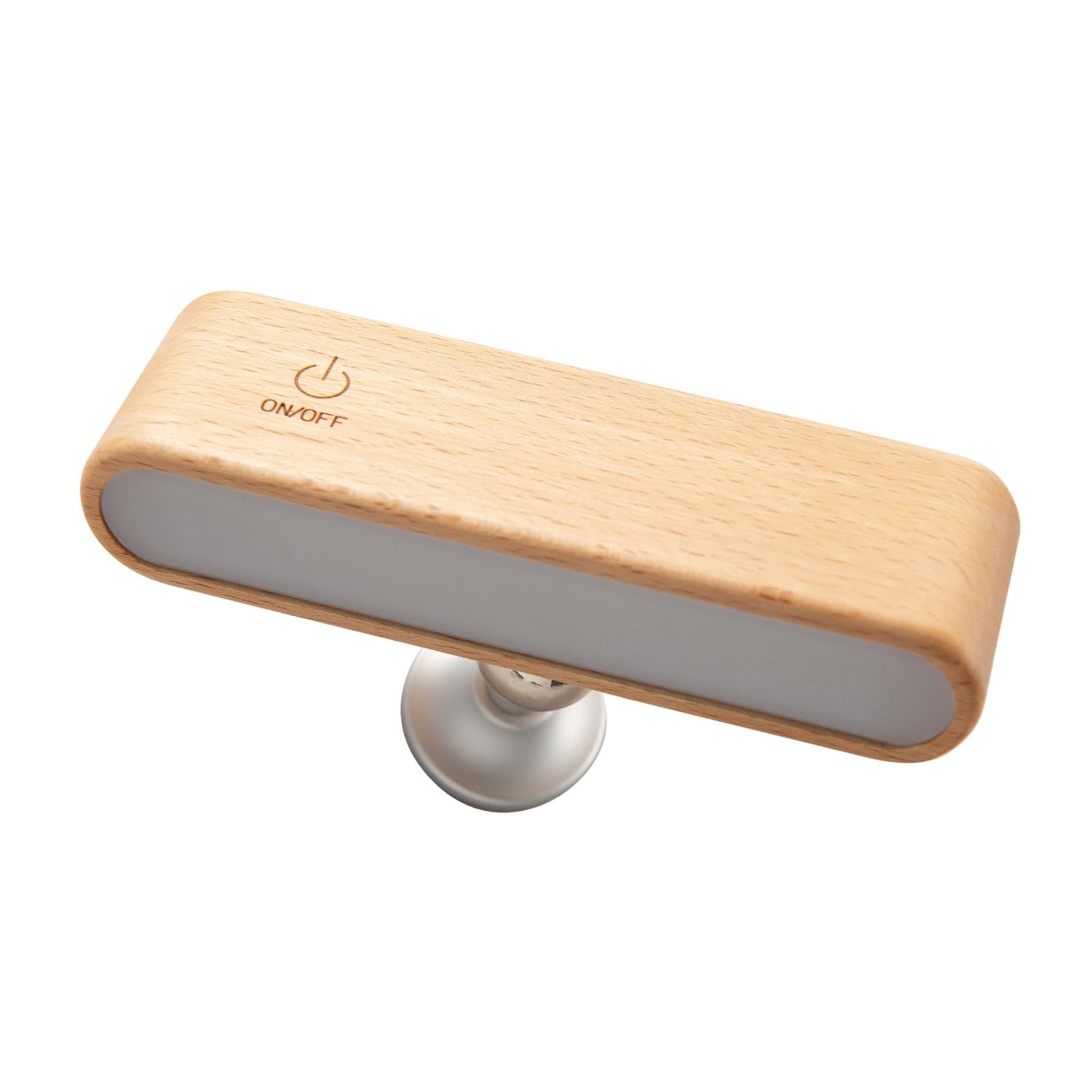 Solid Walnut/Elm Magnetic Wall Lamp with 360° Rotation & Rechargeable Battery