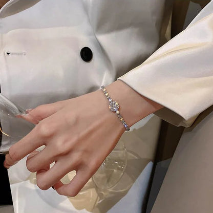 Moissanite Bracelet - Comes in a beautiful gift box - Adjustable length