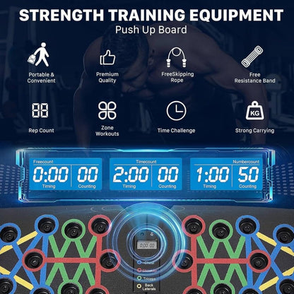 Push Up Board Adjustable Home Fitness Trainer