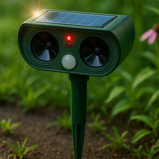 Garden Pest Repeller Solar Motion Sensor Device
