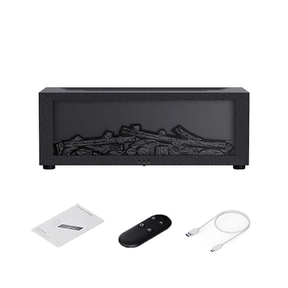Air Humidifier with Flame Effect and Aroma Diffuser
