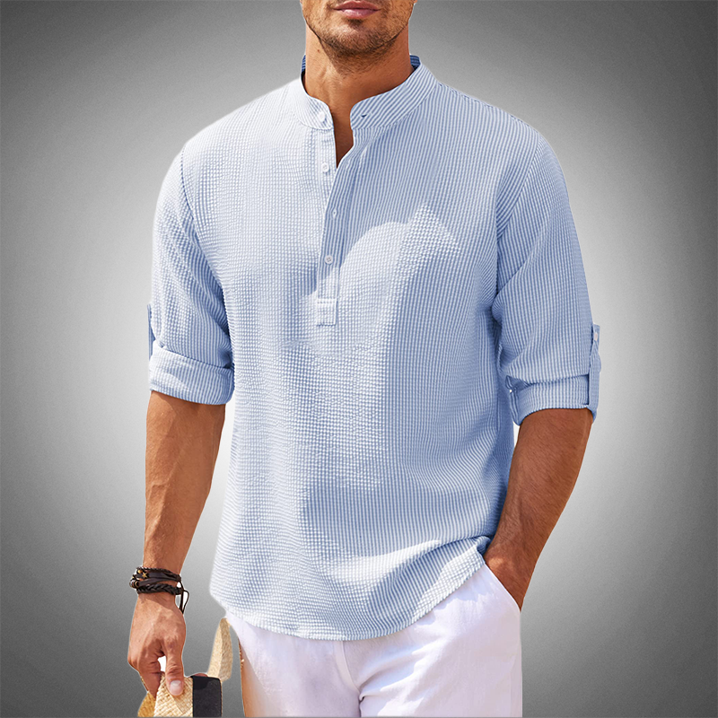 Charleston Contemporary Henley-skjorta